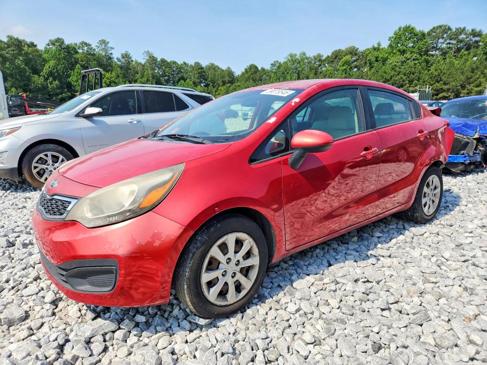 2013 Kia Rio VIN KNADN4A39D6123086 COPART salvage auction — REAR END, Salvage Title, sold $275 on 2026-07-14 (photo 1)