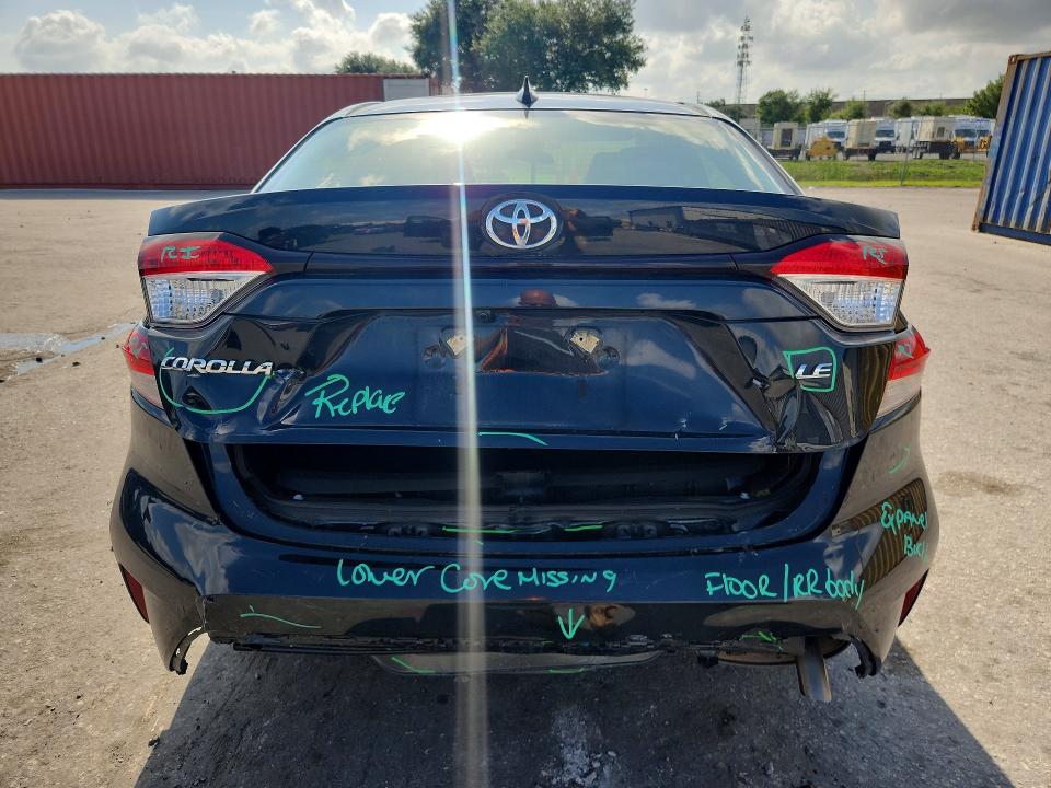 2021 Toyota VIN JTDEPMAE1MJ182388 COPART salvage auction — REAR END, Fl - Cert Of Title Slvg Rebuildable, sold $5,100 on 2026-07-02 (photo 6)