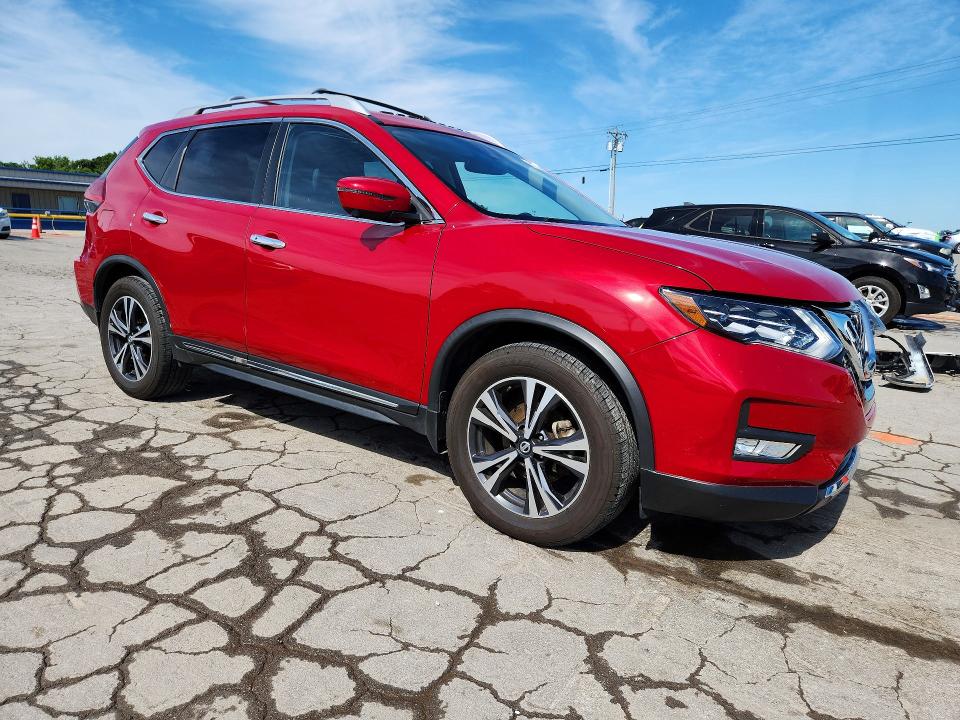 2017 Nissan Rogue VIN JN8AT2MT9HW406979 COPART salvage auction — FRONT END, Tn - Salvage Certificate, sold $5,700 on 2026-07-20 (photo 4)