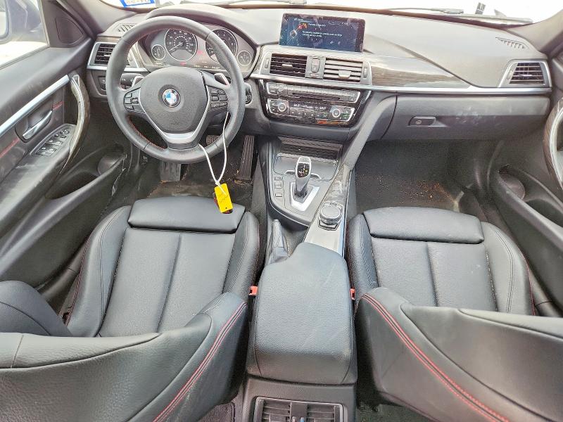 2016 BMW 3er VIN WBA8E9G59GNU30615 COPART salvage auction — FRONT END, Tx - Salvage Vehicle Title, sold $70 on 2026-07-30 (photo 8)