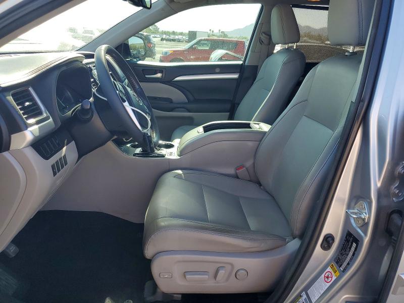 2015 Toyota Highlander VIN 5TDJKRFH3FS093943 COPART salvage auction — FRONT END, Nv - Salvage Title, sold $150 on 2026-07-21 (photo 7)