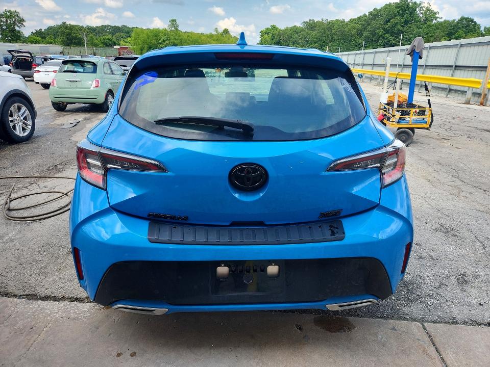 2021 Toyota Corolla VIN JTNA4MBE8M3128172 COPART salvage auction — HAIL, Mo - Salvage Certificate Of Title, sold $9,200 on 2026-07-08 (photo 6)