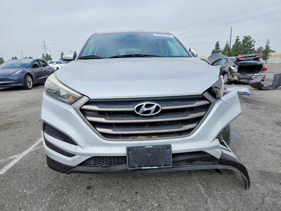2016 Hyundai VIN KM8J23A42GU245673 COPART salvage auction — FRONT END, Ca - Salvage Certificate, sold $150 on 2026-07-28 (photo 5)