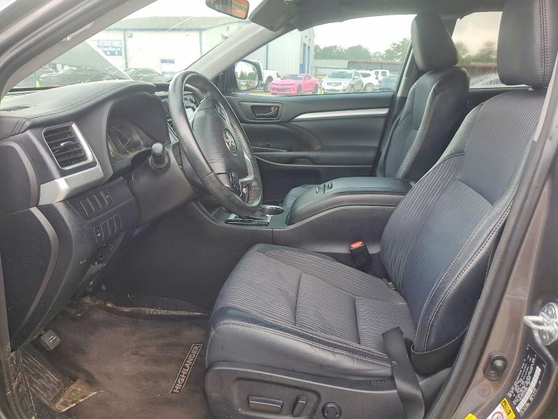 2015 Toyota Highlander VIN 5TDZKRFH7FS090868 COPART salvage auction — FRONT END, Ms - Cert Of Title-Salvaged, sold $4,000 on 2026-07-31 (photo 7)