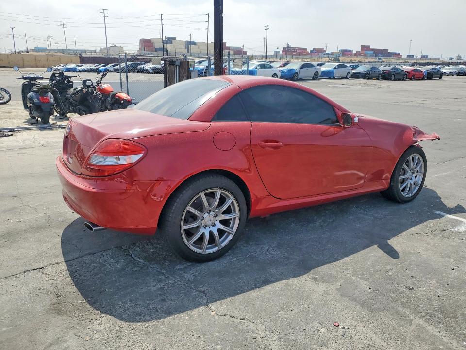 2006 Mercedes-benz Slk-class VIN WDBWK56F06F098366 COPART salvage auction — FRONT END, CA - SALVAGE CERTIFICATE, sold $600 on 2026-07-15 (photo 3)