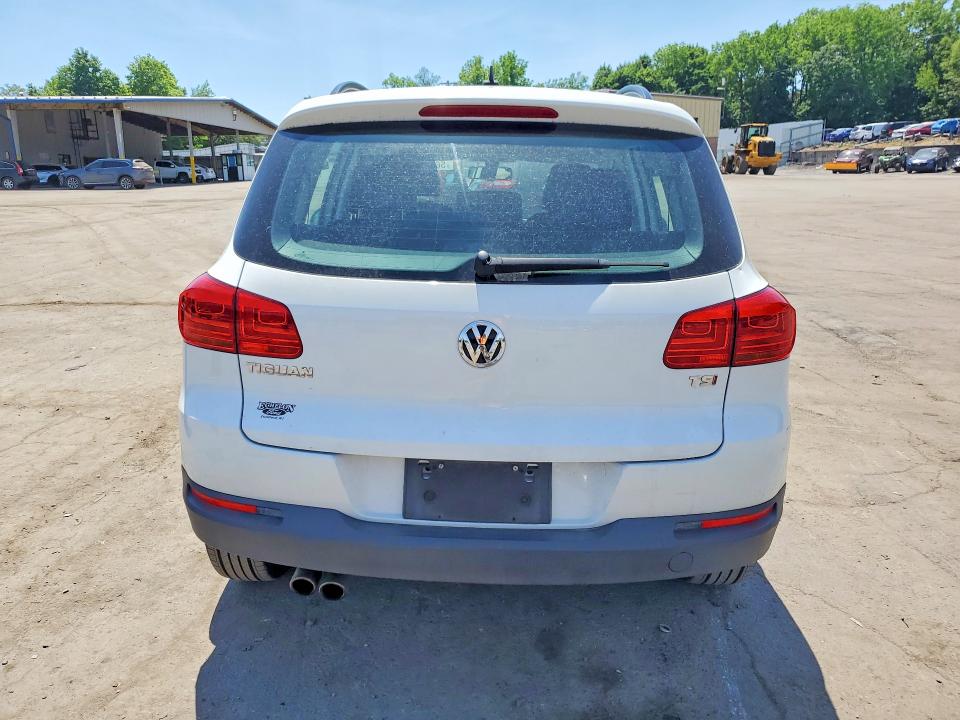 2016 Volkswagen Tiguan VIN WVGAV7AX6GW570176 COPART salvage auction — FRONT END, Ny - Mv-907A Salvage Certificate, sold $950 on 2026-07-07 (photo 6)