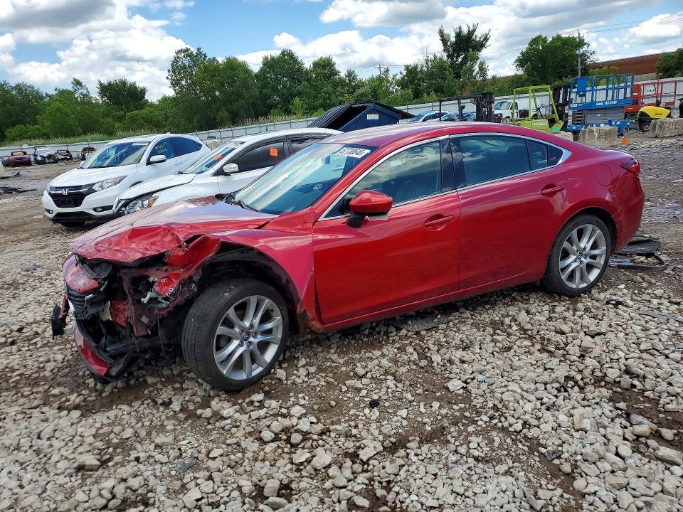 2014 Mazda VIN JM1GJ1V60E1134734 COPART salvage auction — FRONT END, Il - Salvage Certificate, sold $700 on 2026-07-29 (photo 1)