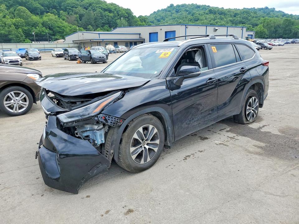 2024 Toyota VIN 5TDKDRBH8RS535432 COPART salvage auction — FRONT END, Pa - Certificate Of Salvage, sold $8,100 on 2026-07-16 (photo 1)
