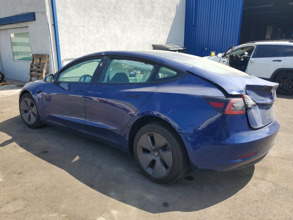 2022 Tesla Model 3 VIN 5YJ3E1EA7NF361479 COPART salvage auction — FRONT END, Ca - Salvage Certificate, sold $1,900 on 2026-07-08 (photo 2)