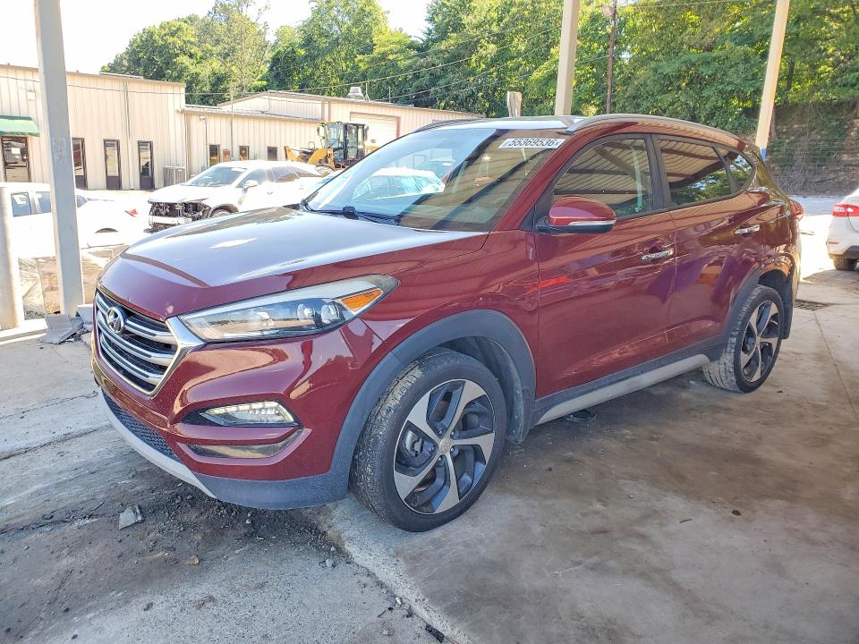 2018 Hyundai Tucson VIN KM8J33A2XJU819309 COPART salvage auction — WATER/FLOOD, Al - Certificate Of Title (P), sold $2,950 on 2026-07-02 (photo 1)