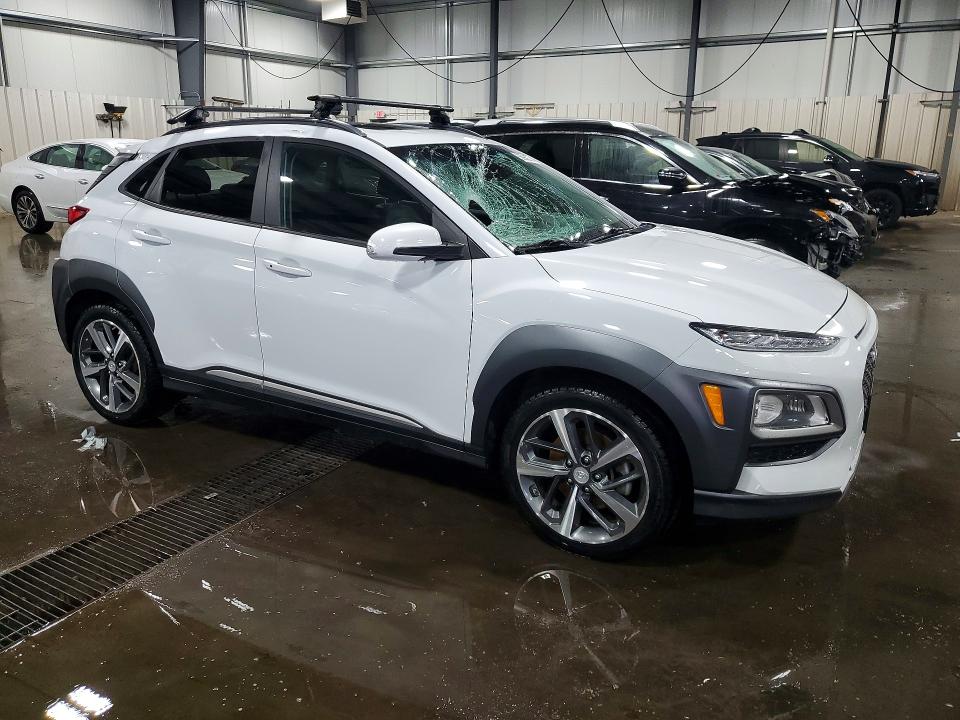 2020 Hyundai Kona VIN KM8K3CA53LU396316 COPART salvage auction — REAR END, Mn - Cert Of Title-Salvage, sold $300 on 2026-07-28 (photo 4)