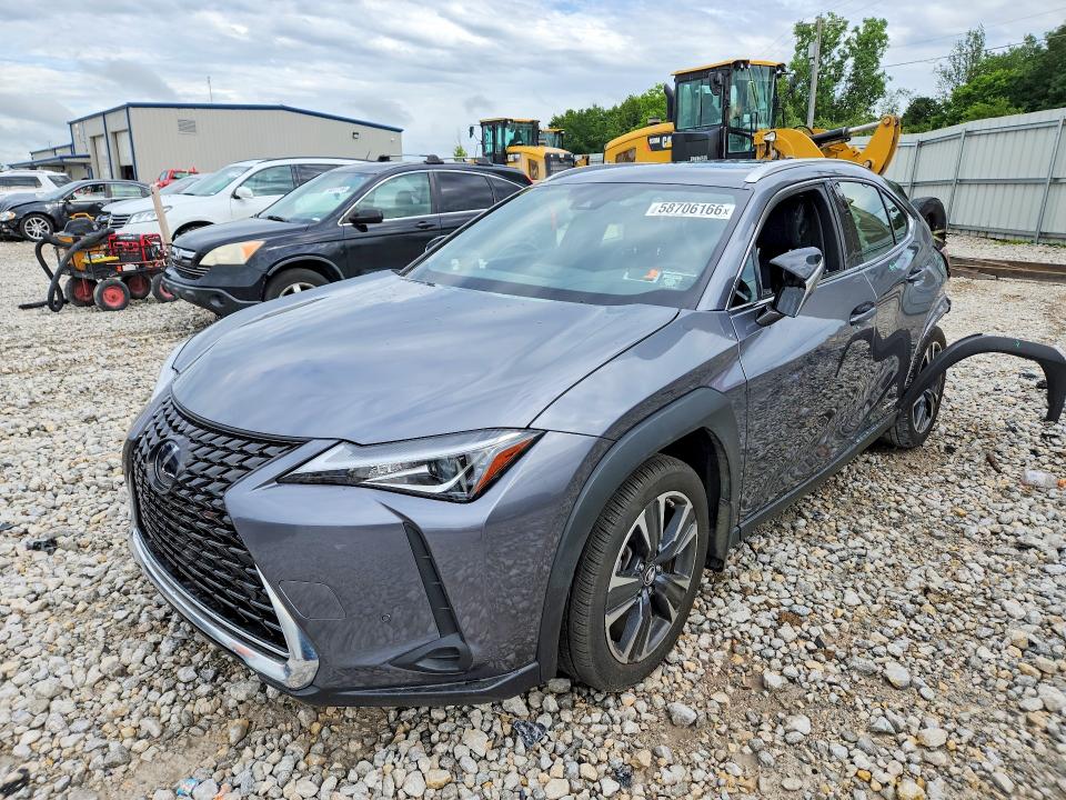 2021 Lexus Ux VIN JTHP9JBH1M2051478 COPART salvage auction — REAR END, Mi - Certificate Of Title, sold $13,100 on 2026-07-16 (photo 1)