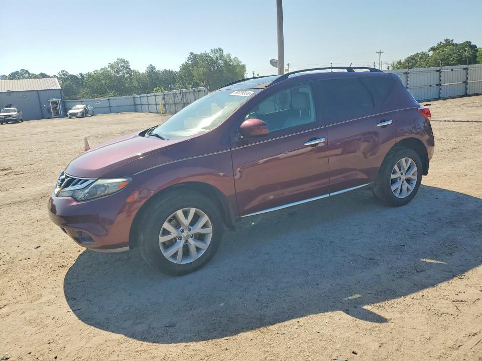 2012 Nissan Murano VIN JN8AZ1MU5CW112926 COPART salvage auction — NORMAL WEAR, Al - Certificate Of Title, sold $200 on 2026-07-30 (photo 1)