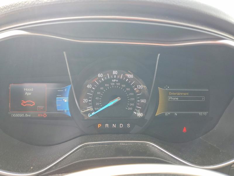 2017 Ford Fusion VIN 3FA6P0T90HR249125 COPART salvage auction — REAR END, Ma - Cert Of Title-Salvage, sold $100 on 2026-07-23 (photo 9)