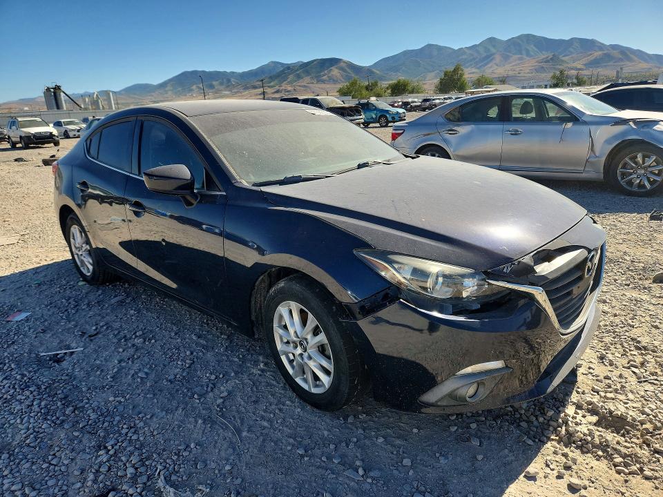 2015 Mazda 3 VIN 3MZBM1V76FM145118 COPART salvage auction — FRONT END, UT - CERTIFICATE OF TITLE, sold $775 on 2026-07-24 (photo 4)