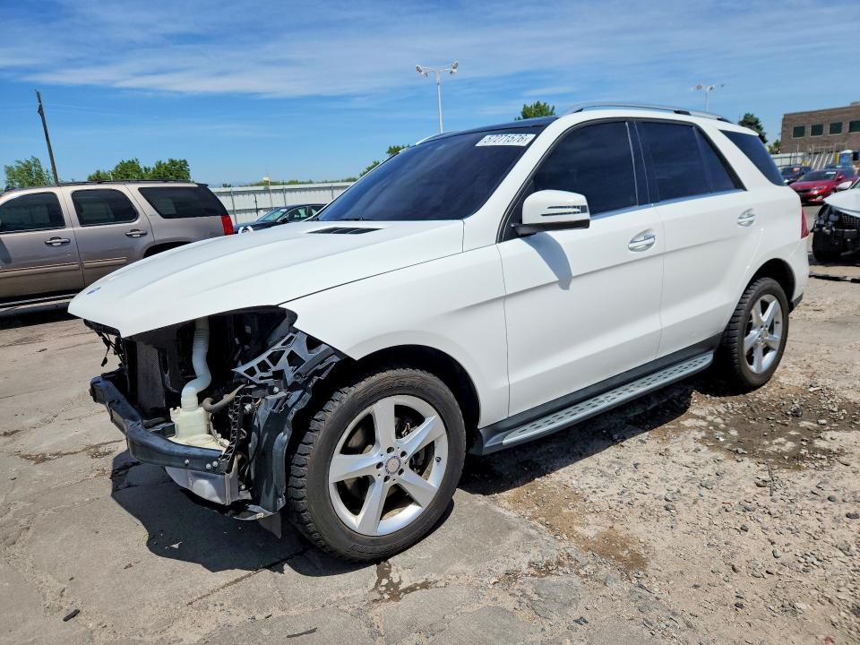 2016 Mercedes-benz VIN 4JGDA5HB4GA802794 COPART salvage auction — FRONT END, Co - Public - Salvage Title, sold $8,100 on 2026-08-03 (photo 1)
