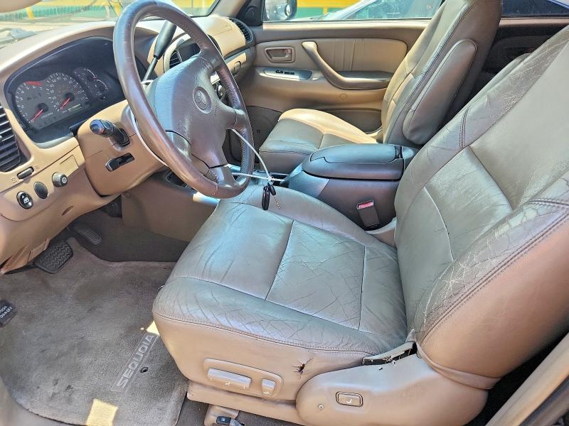 2001 Toyota Sequoia VIN 5TDBT48A01S023846 COPART salvage auction — REAR END, CO - PUBLIC - SALVAGE TITLE (P), sold $1,000 on 2026-07-14 (photo 7)