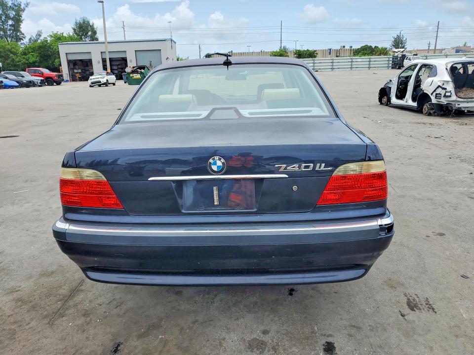 2001 BMW 7er VIN WBAGH83471DP25350 COPART salvage auction — SIDE, Fl - Certificate Of Title, sold $1,800 on 2026-07-13 (photo 6)
