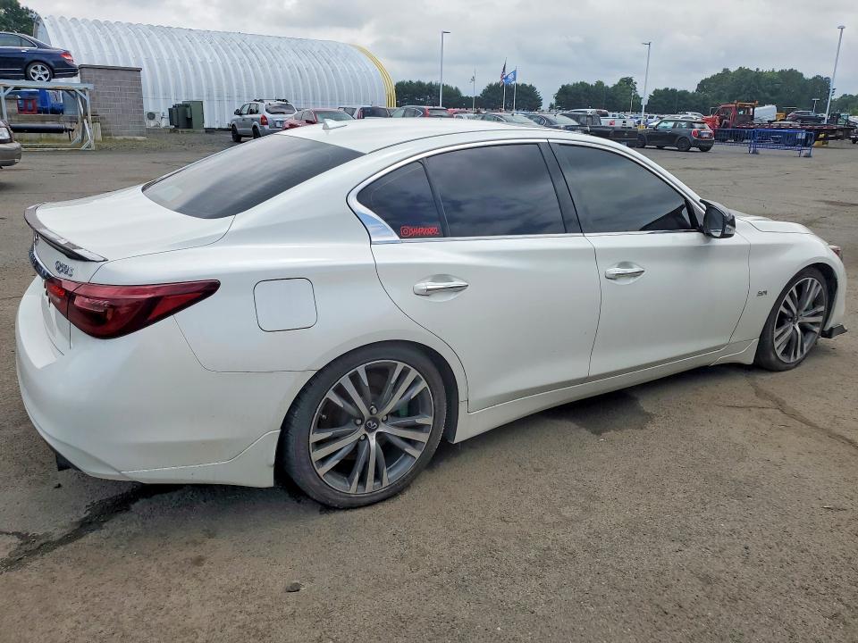 2018 Infiniti Q50 VIN JN1EV7AR2JM438402 COPART salvage auction — MINOR DENT/SCRATCHES, Va - Certificate Of Title (P), sold $5,400 on 2026-07-10 (photo 3)