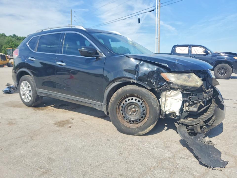 2016 Nissan Rogue VIN KNMAT2MT9GP625767 COPART salvage auction — FRONT END, Tn - Salvage Certificate, sold $600 on 2026-07-29 (photo 4)