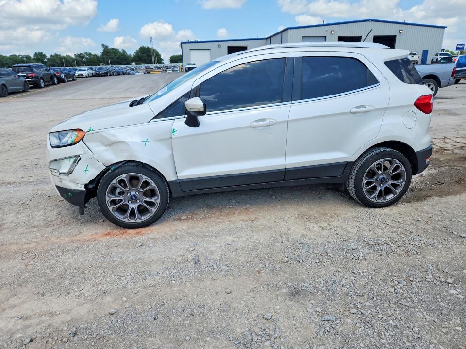 2018 Ford Ecosport VIN MAJ3P1VE0JC176507 COPART salvage auction — FRONT END, OK - CERT OF TITLE-SALVAGE, sold $2,600 on 2026-07-30 (photo 1)