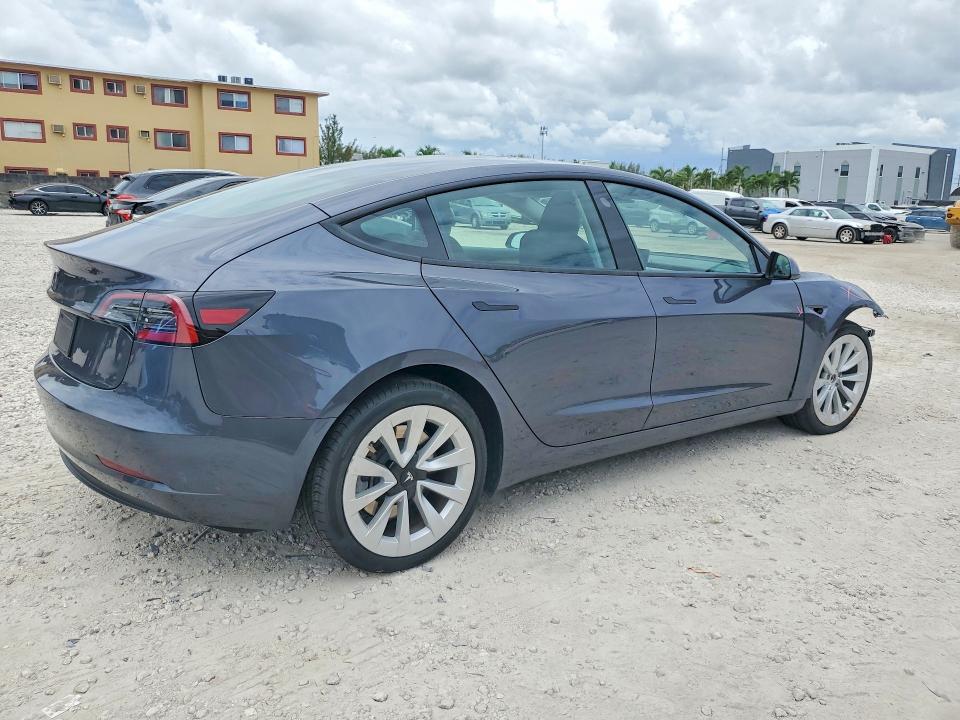 2023 Tesla Model 3 VIN 5YJ3E1EA6PF671061 COPART salvage auction — FRONT END, Fl - Cert Of Title Slvg Rebuildable, sold $10,200 on 2026-07-07 (photo 3)