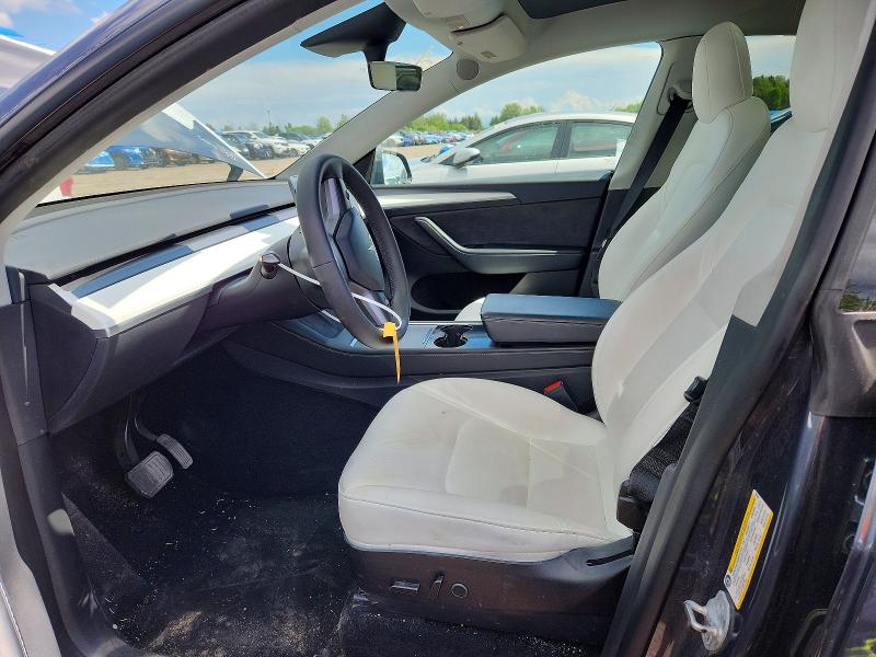 2023 Tesla Model y VIN 7SAYGDEE2PF607607 COPART salvage auction — FRONT END, On - Permit Salvage, sold $12,700 on 2026-07-16 (photo 7)