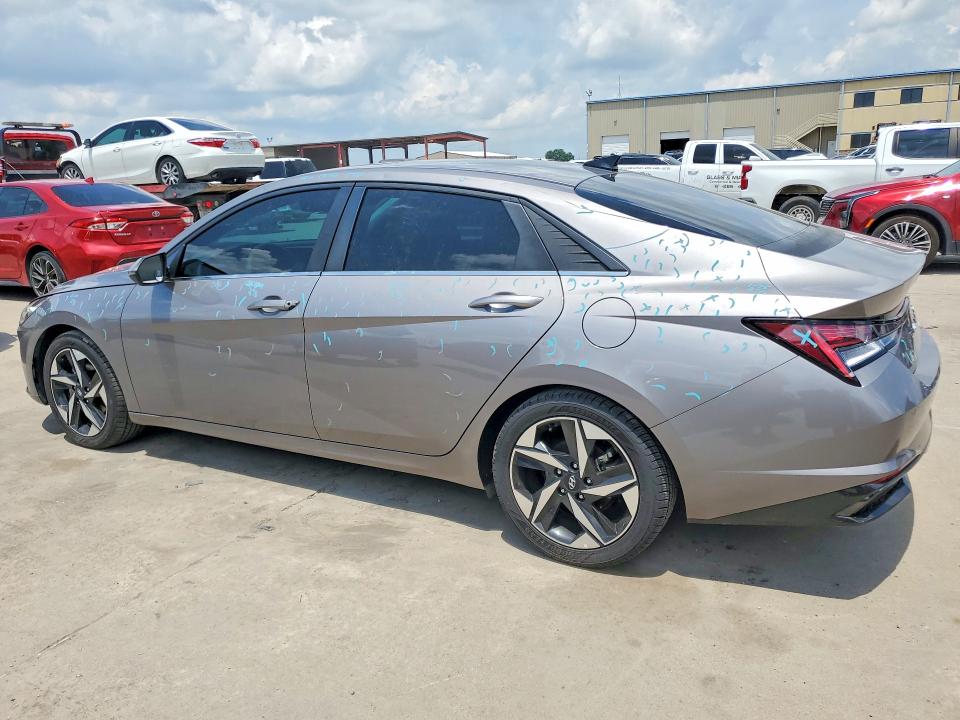 2022 Hyundai Elantra VIN KMHLN4AJ5NU031043 COPART salvage auction — HAIL, Tx - Certificate Of Title, sold $10,900 on 2026-07-13 (photo 2)