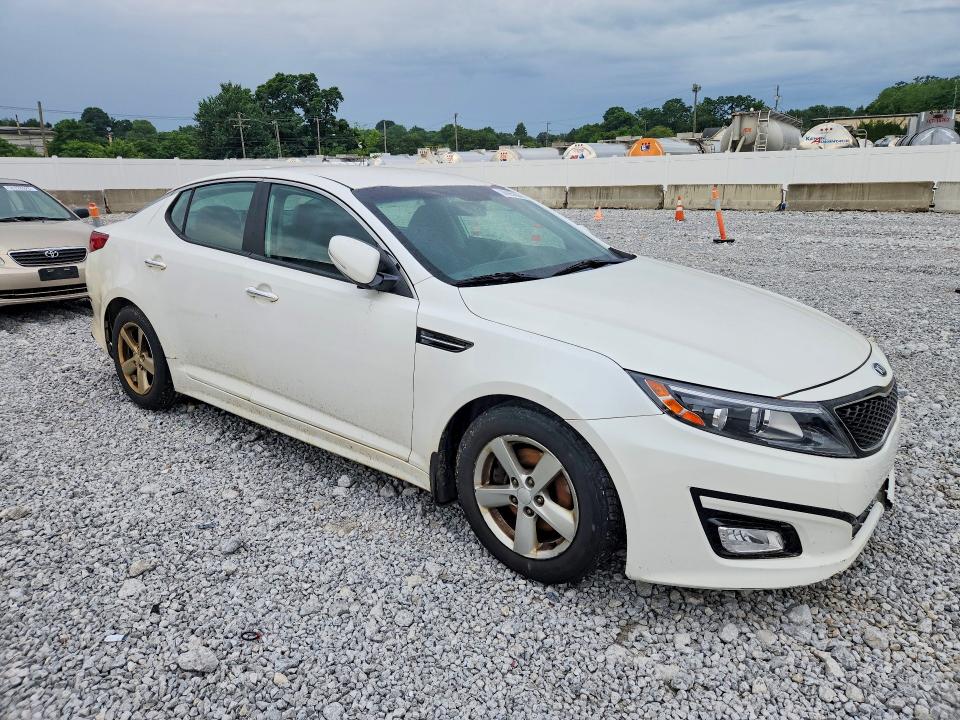 2015 Kia Optima VIN KNAGM4A75F5593529 COPART salvage auction — REAR END, OH - CERTIFICATE OF TITLE, sold $400 on 2026-07-24 (photo 4)