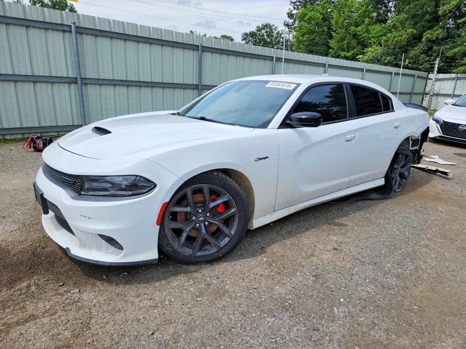 2021 Dodge Charger VIN 2C3CDXHG7MH658450 COPART salvage auction — REAR END, Tx - Certificate Of Title (P), sold $7,000 on 2026-07-02 (photo 1)