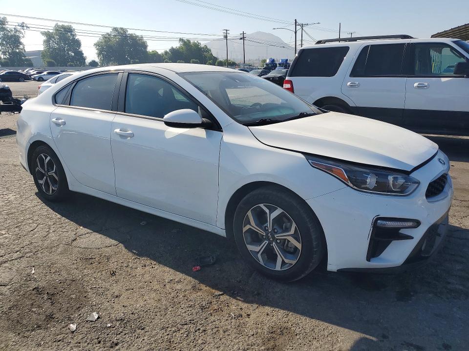 2021 Kia Forte VIN 3KPF24AD6ME349609 COPART salvage auction — REAR END, Ca - Salvage Certificate, sold $3,150 on 2026-07-02 (photo 4)