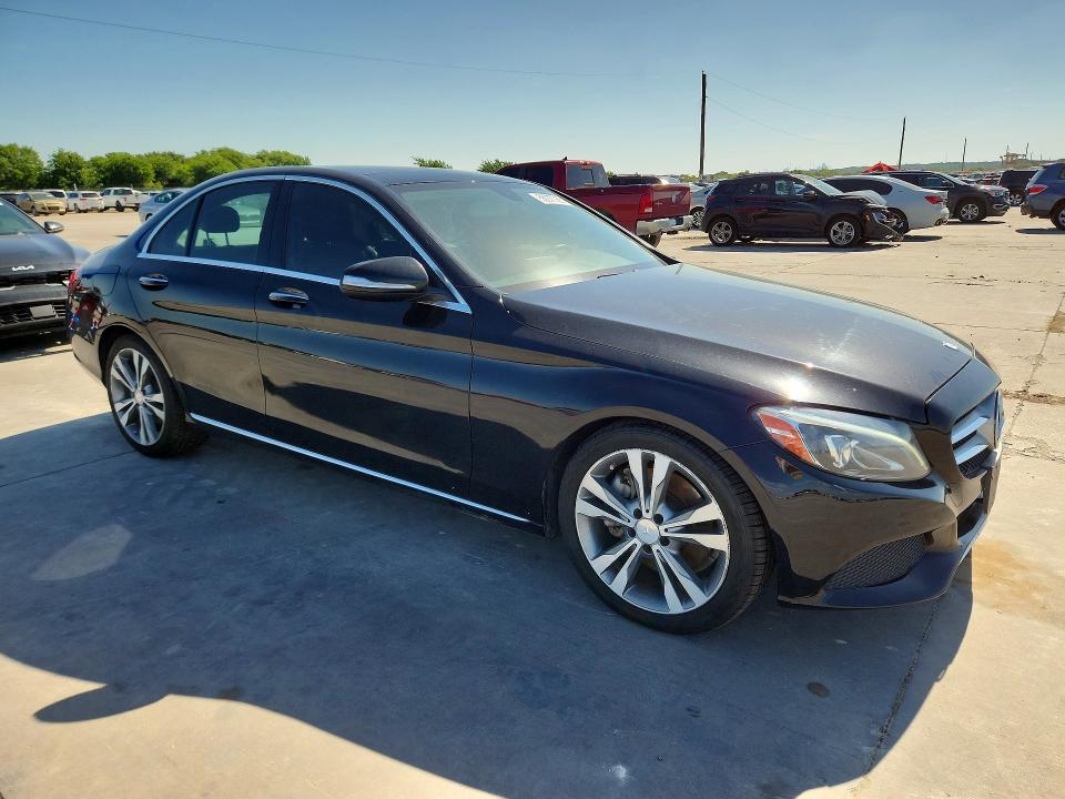 2015 Mercedes-benz C-klasse VIN 55SWF4JB4FU057066 COPART salvage auction — UNDERCARRIAGE, Tx - Salvage Vehicle Title, sold $2,250 on 2026-07-02 (photo 4)