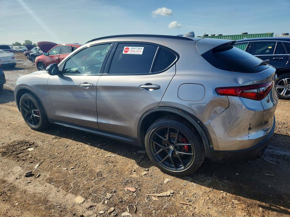 2020 Alfa romeo Stelvio VIN ZASPAKAN8L7C91447 COPART salvage auction — REAR END, Il - Salvage Certificate, sold $3,950 on 2026-07-30 (photo 2)