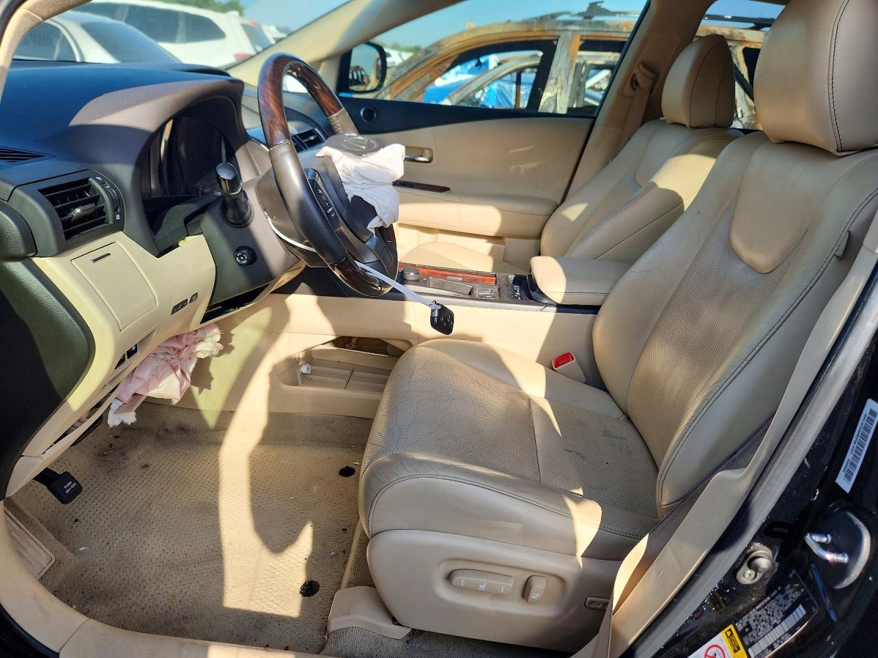 2013 Lexus RX 350 VIN 2T2ZK1BA1DC099013 COPART salvage auction — Front End, TX - SALVAGE VEHICLE TITLE, sold $3,650 on 2026-07-09 (photo 7)