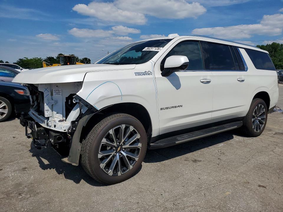 2025 Chevrolet Suburban VIN 1GNS6GRL5SR396686 COPART salvage auction — FRONT END, Ky - Cert Of Title-Salvage, sold $30,000 on 2026-07-30 (photo 1)