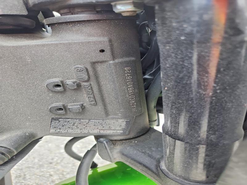 2011 Kawasaki Zr VIN JKAZRCD18BA016729 COPART salvage auction — ALL OVER, Tx - Salvage Vehicle Title, sold $300 on 2026-07-30 (photo 8)