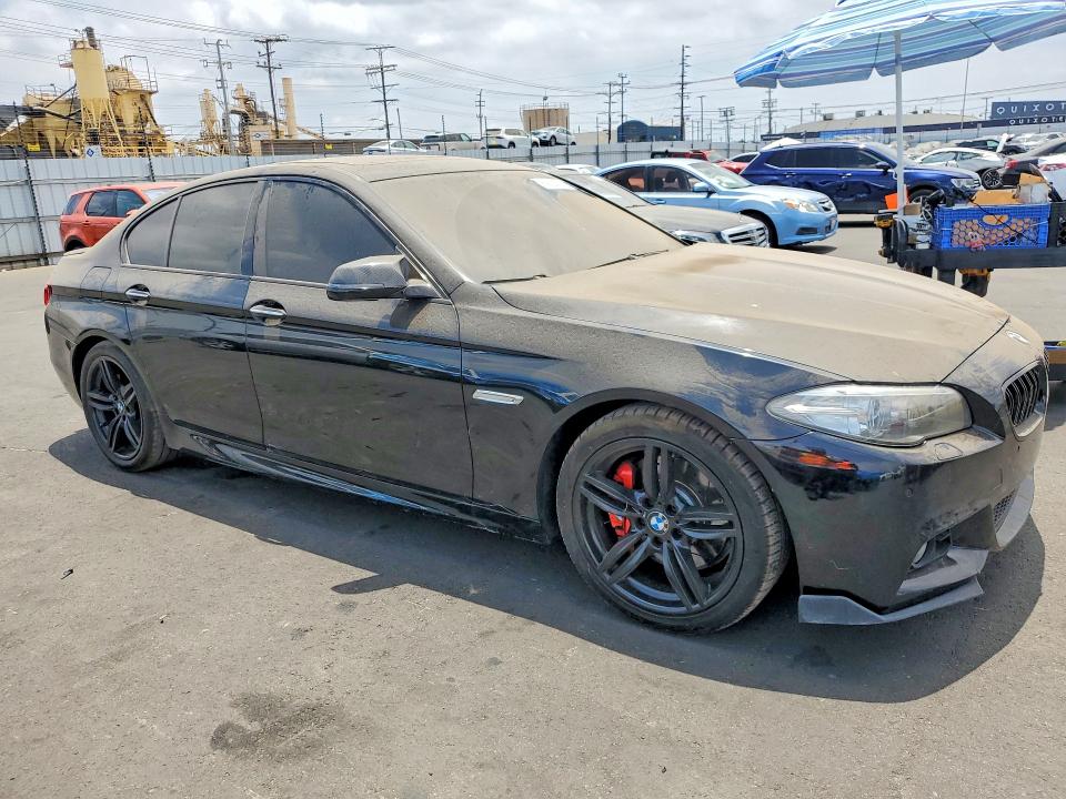 2016 BMW 5er VIN WBA5B1C55GG133655 COPART salvage auction — REAR END, Ca - Salvage Certificate, sold $2,100 on 2026-08-17 (photo 4)