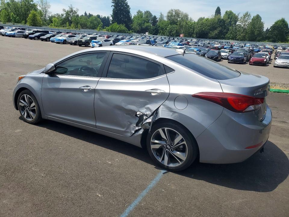 2014 Hyundai Elantra VIN KMHDH4AE4EU105194 COPART salvage auction — SIDE, Or - Salvage Title Certificate, sold $1,850 on 2026-07-29 (photo 2)