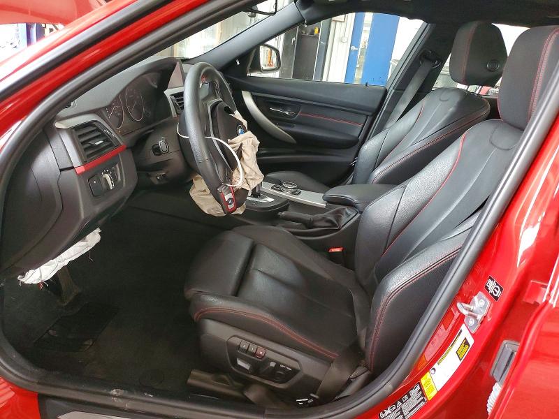 2014 BMW 3er VIN WBA3B3C58EF545252 COPART salvage auction — FRONT END, Pa - Certificate Of Salvage, sold $4,350 on 2026-07-15 (photo 7)