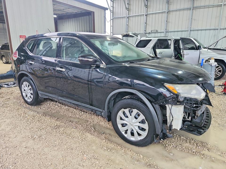 2015 Nissan Rogue VIN KNMAT2MV3FP515880 COPART salvage auction — HAIL, Mo - Salvage Certificate Of Title (P), sold $575 on 2026-07-29 (photo 4)