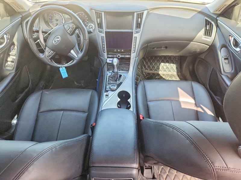 2015 Infiniti Q50 VIN JN1BV7AP1FM355519 COPART salvage auction — FRONT END, Tx - Salvage Vehicle Title, sold $2,950 on 2026-07-17 (photo 8)