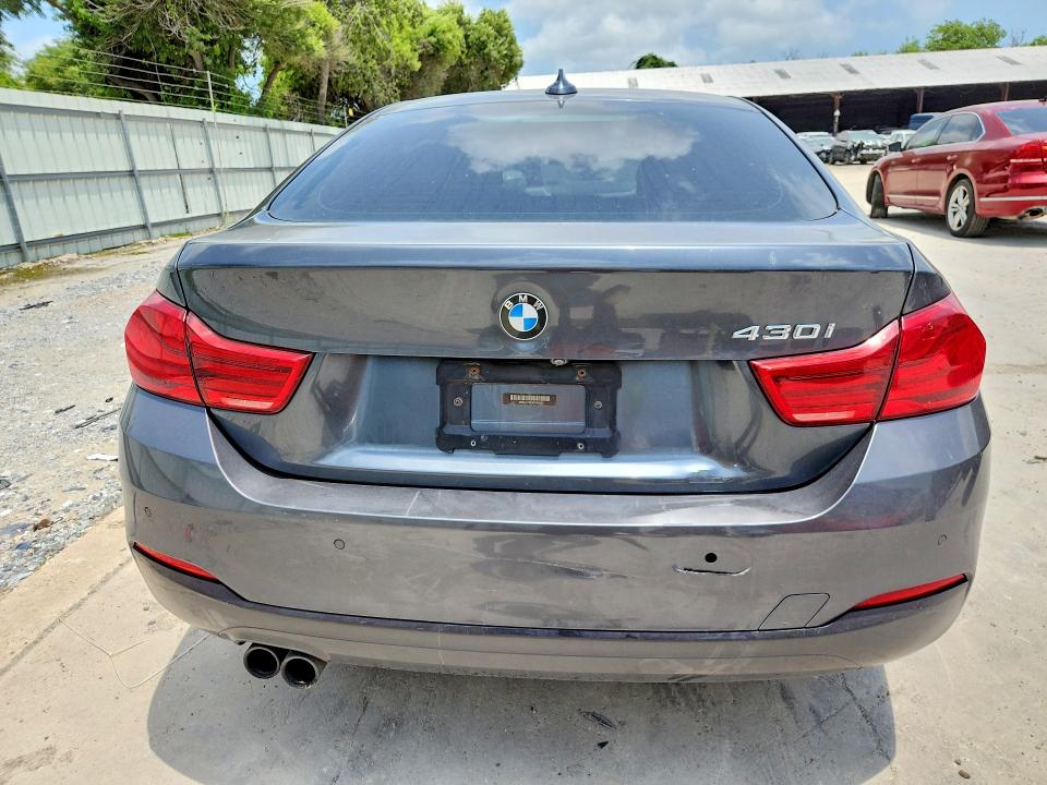 2018 BMW 4er VIN WBA4J1C5XJBG79521 COPART salvage auction — FRONT END, Tx - Salvage Vehicle Title, sold $1,100 on 2026-07-28 (photo 6)