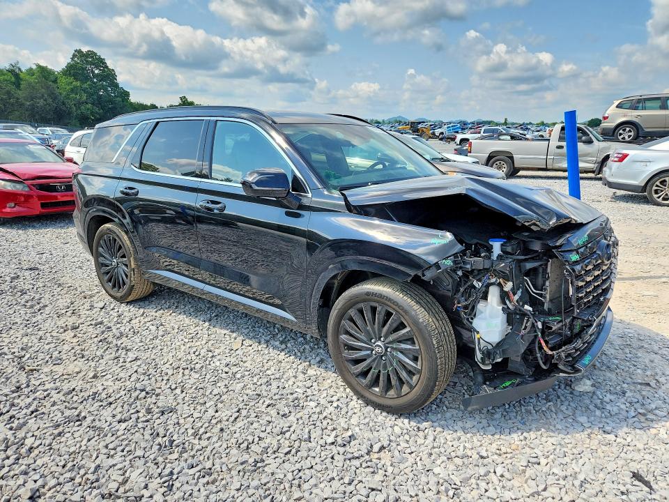2024 Hyundai Palisade VIN KM8R7DGEXRU773829 COPART salvage auction — FRONT END, Tn - Salvage Certificate, sold $14,200 on 2026-07-30 (photo 4)