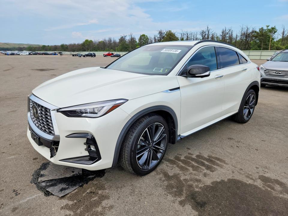 2023 Infiniti Qx55 VIN 3PCAJ5KR9PF106260 COPART salvage auction — FRONT END, NY - MV-907A SALVAGE CERTIFICATE, sold $8,400 on 2026-07-20 (photo 1)