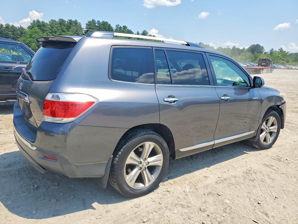 2011 Toyota Highlander VIN 5TDDK3EH8BS087920 COPART salvage auction — FRONT END, Ma - Cert Of Title-Parts Only Salva, sold $4,150 on 2026-07-06 (photo 3)