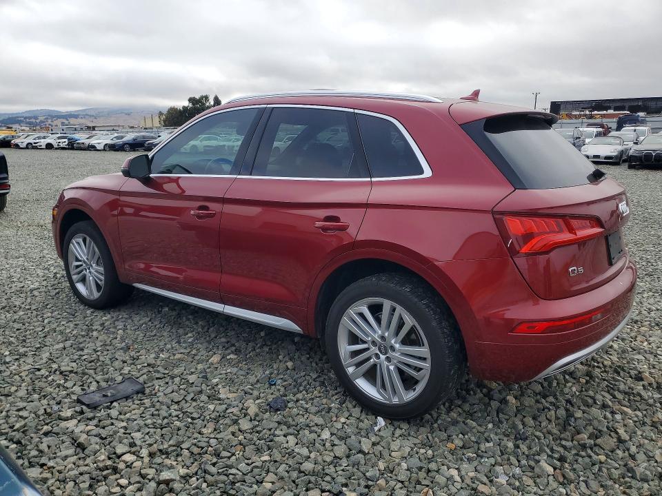 2018 Audi Q5 VIN WA1BNAFY6J2079574 COPART salvage auction — SIDE, Ca - Salvage Certificate, sold $7,400 on 2026-07-09 (photo 2)