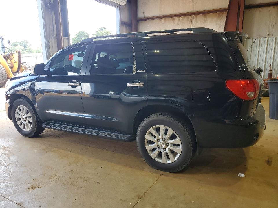 2008 Toyota Sequoia VIN 5TDBY67A88S008035 COPART salvage auction — FRONT END, TX - SALVAGE VEHICLE TITLE (P), sold $3,900 on 2026-07-13 (photo 2)
