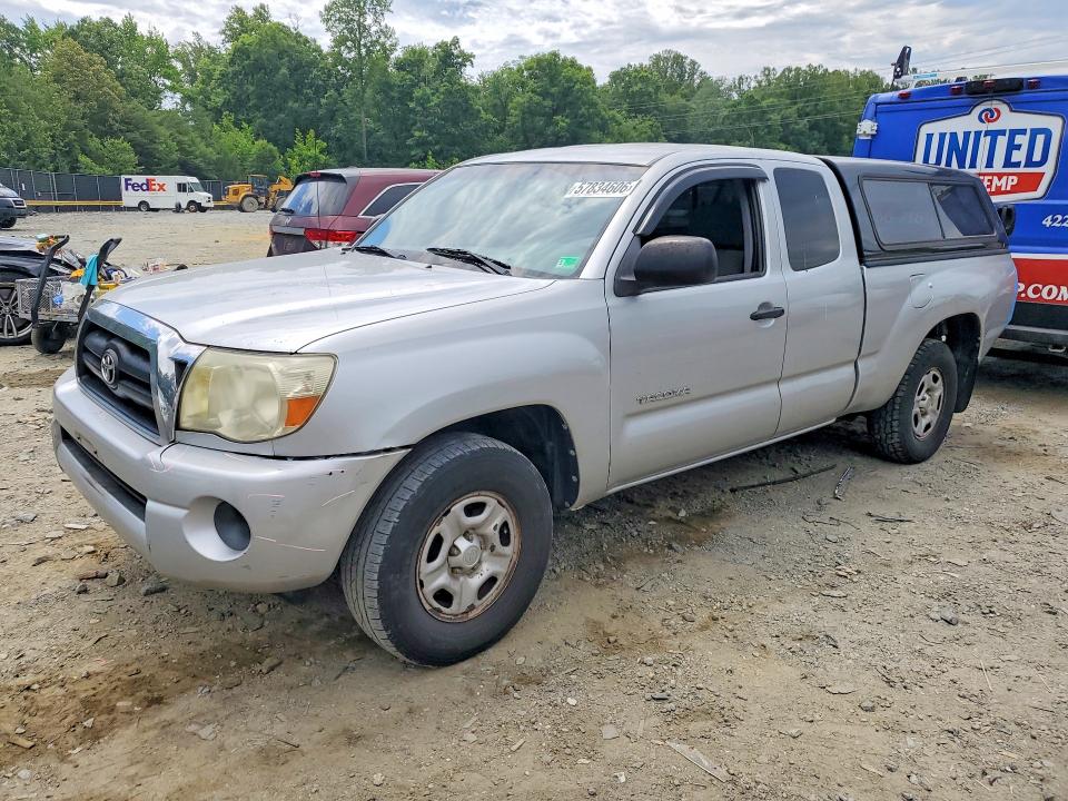 2005 Toyota Tacoma VIN 5TETX22N45Z036522 COPART salvage auction — REAR END, VA - CERT OF TITLE - SALVAGE, sold $2,950 on 2026-07-28 (photo 1)