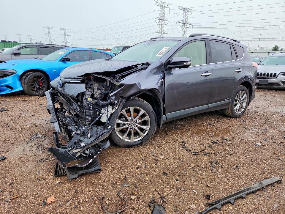 2017 Toyota Rav 4 VIN JTMDJREV4HD085050 COPART salvage auction — FRONT END, Il - Salvage Certificate, sold $250 on 2026-07-21 (photo 1)
