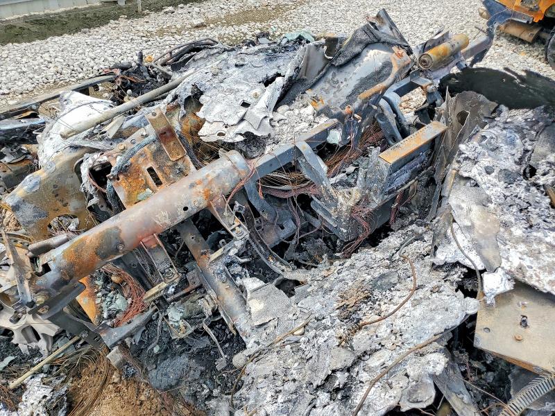 2020 Ford F-150 lightning VIN 1FTEW1E50LKD94025 COPART salvage auction — BURN, Ok - Certificate Of Title-Junked, sold $150 on 2026-07-02 (photo 9)